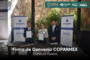 Firma de convenio con COPARMEX