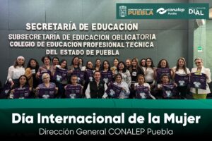 Conmemoración del Día Internacional de la Mujer en CONALEP Puebla